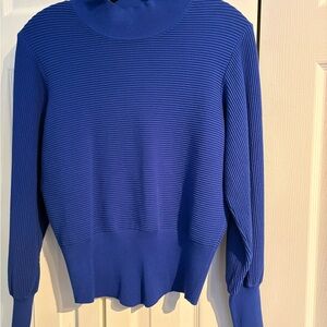 Chic Blue Turtleneck Sweater